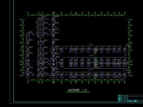 3965平米，三层框架教学楼毕业设计（计算书、施组、工程量计算、建筑、结构图）/格式dwg参考AutoCAD