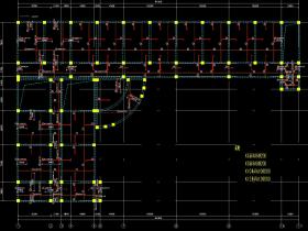 4019平米，四层框架中学教学楼毕业设计（计算书、建筑、结构图）/格式dwg参考AutoCAD