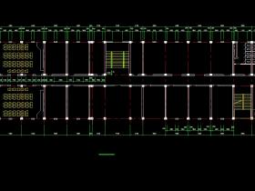 5627.7平米，五层中学教学楼（含计算书、部分建筑图）/格式dwg参考AutoCAD