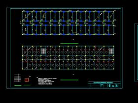6745平米，四层框架教学楼毕业设计（计算书、建筑结构图、毕业答辩PPT）/格式dwg参考AutoCAD
