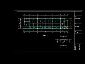 局部6层，2868平米教学楼毕业设计（计算书、建筑、结构图）/格式dwg参考AutoCAD