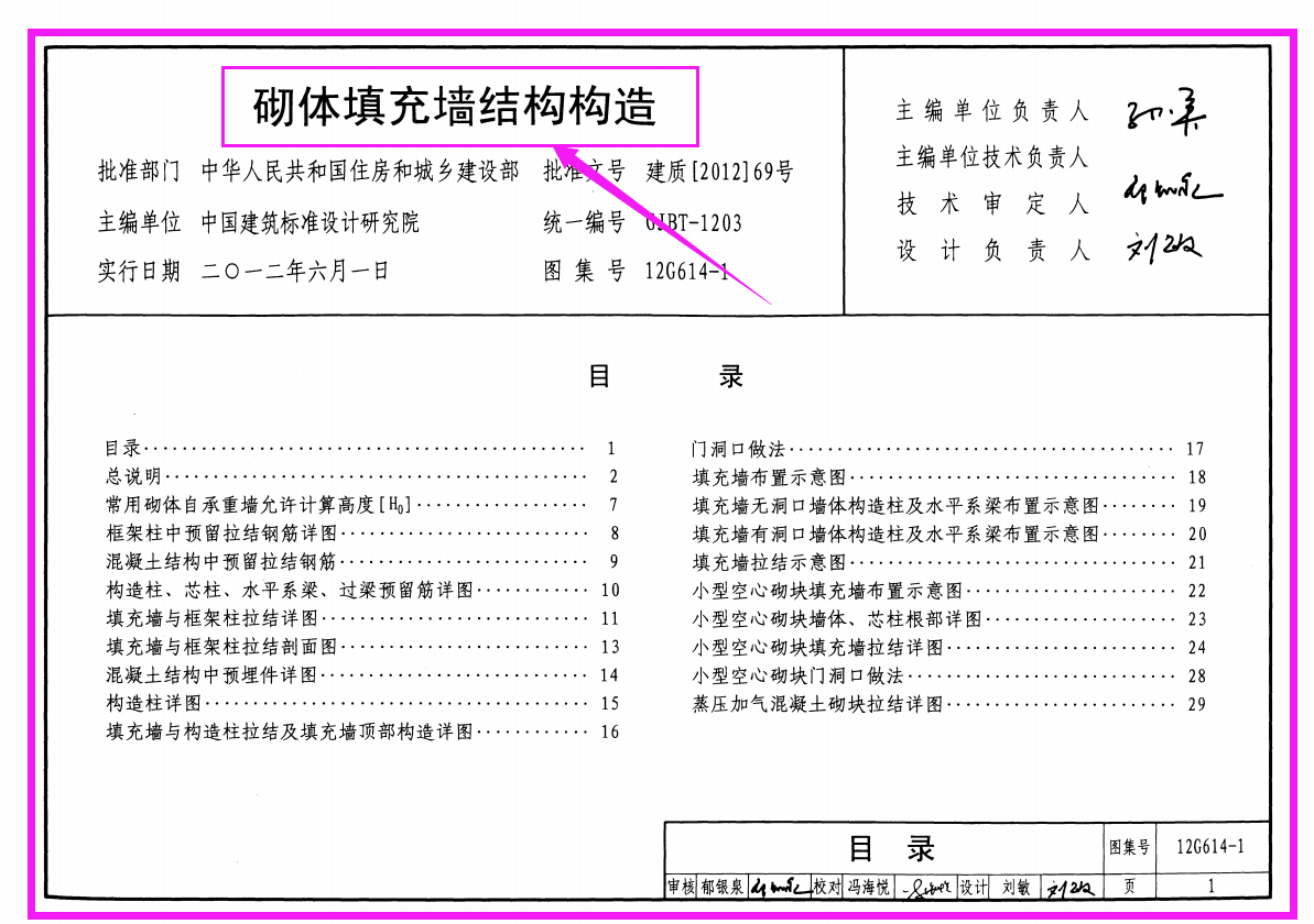 12G614-1_砌体填充墙结构构造 下载