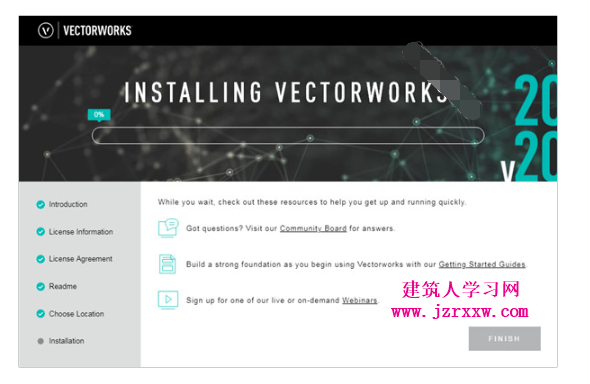 三维建模Vectorworks 2020 SP0 软件安装激活破解教程（含下载）