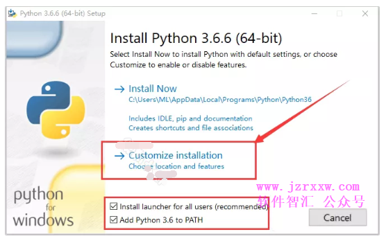 Python 3.6.6（计算机程序设计语言）安装教程(含安装下载)