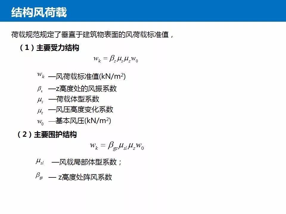 结构抗风基本知识