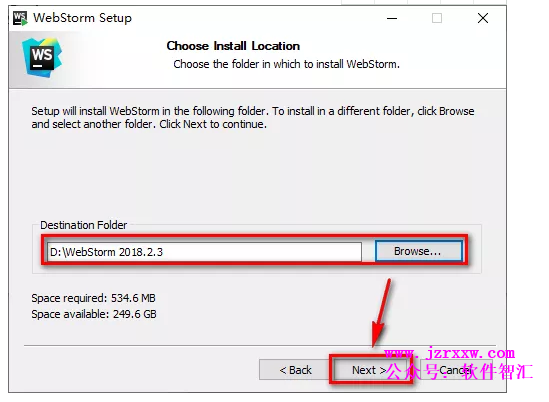 WebStrom 2018.2.3破解版软件安装教程