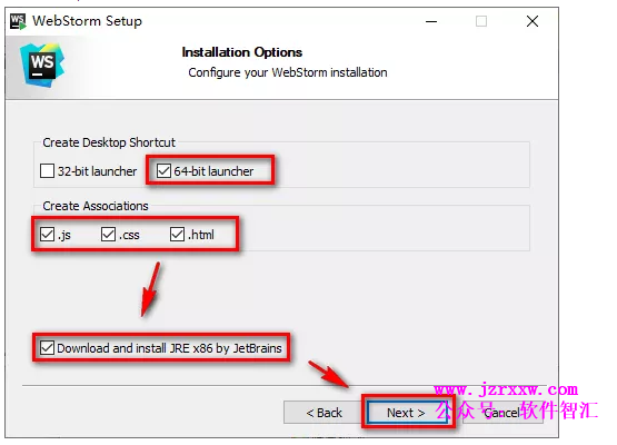 WebStrom 2018.2.3破解版软件安装教程