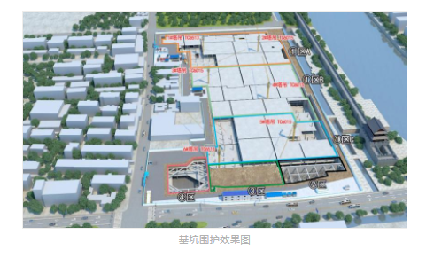 深基坑工程“跳仓法”取代“后浇带”施工示例