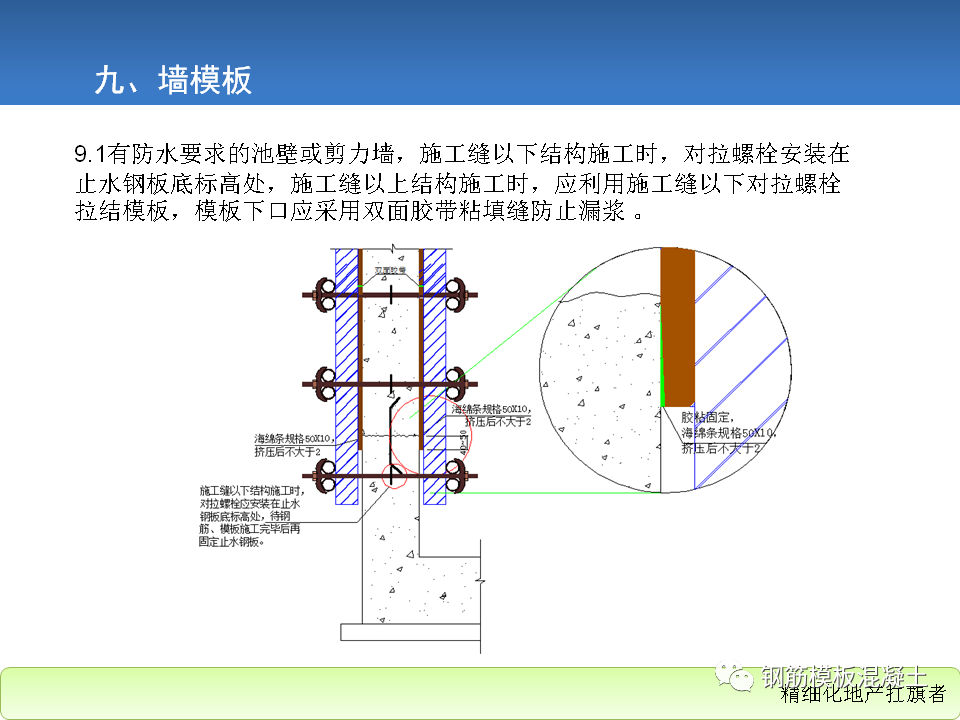 模板工程施工工艺标准培训讲义，78页PPT下载！