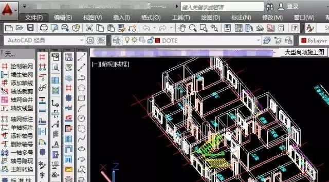 天正建筑怎样查看三维图