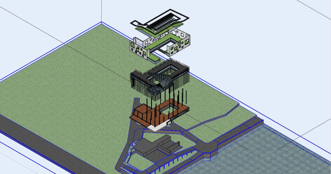 Sketchup一键制作爆炸分析图（附插件和教程）