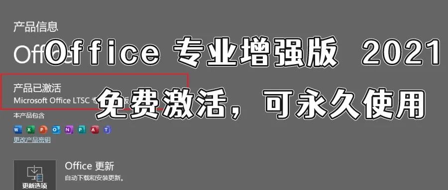 Office2021专业增强版激活及安装教程（含软件下载）