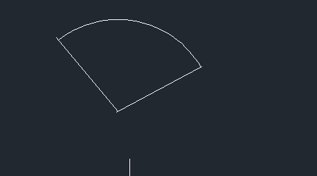 在CAD中绘制一段制定长度的弧线