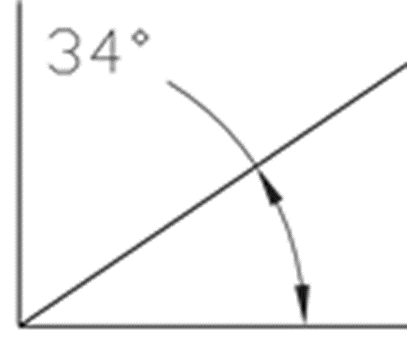 CAD中如何创建角度标注命令（DIMANGULAR）？