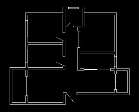 如何用CAD简单的设计家居户型平面图