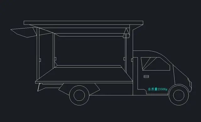 挑战用CAD画五菱摆摊车！网友：有点辣眼睛