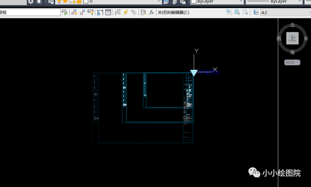 CAD图框动态块的制作