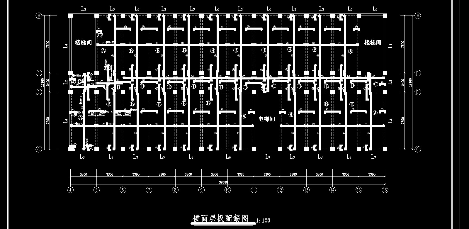 8层，11305.82平米大学实验楼（计算书、部分建筑、结构图）/格式dwg参考AutoCAD