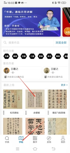 以观书法